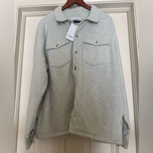 Goodfellow & Co Light Gray Shirt Jacket